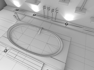 Bathroom 17 3D-Modell