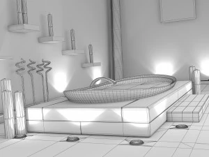 Bathroom collection 2 3D Model