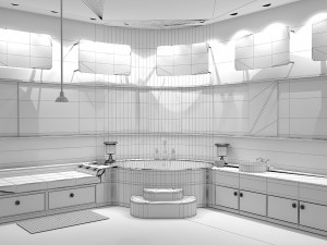 Bathroom 24 Model 3D