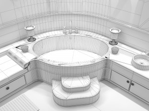 Bathroom 24 Model 3D