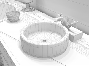 Bathroom 24 Model 3D