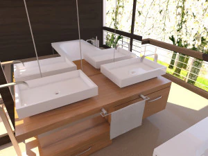 Badezimmer 28 3D Modell