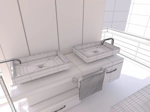 Badezimmer 28 3D Modell