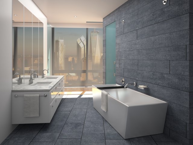 Bathroom 29 3D 모델 .c4d .max .obj .3ds .fbx .stl .blend 