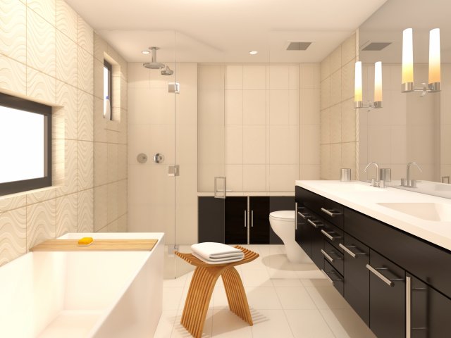 Bathroom 30 3D 模型 .c4d .max .obj .3ds .fbx .stl .blend 