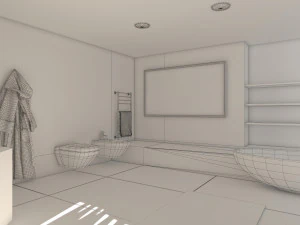 バスルーム37 3Dモデル