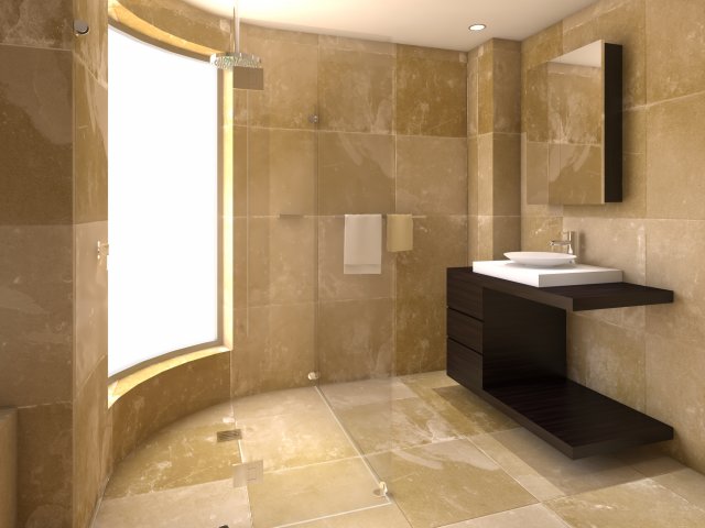 Bathroom 41 3D Model .c4d .max .obj .3ds .fbx .stl .blend 