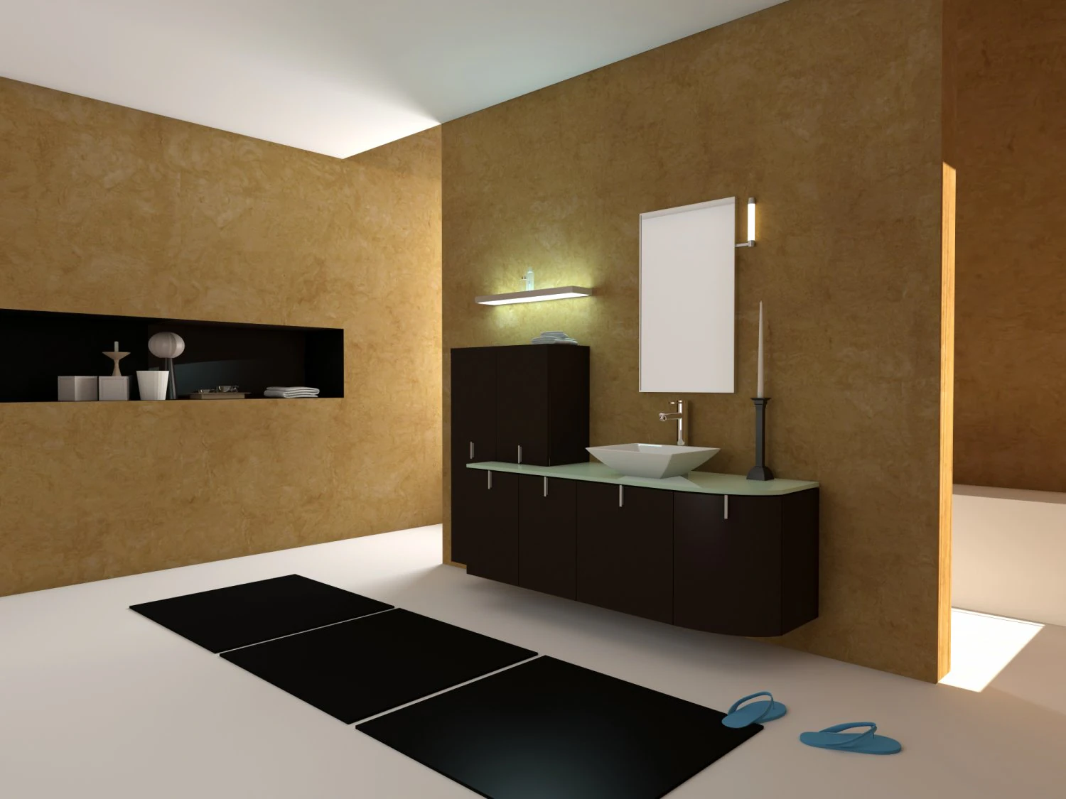 Bathroom 43 3D Model .c4d .max .obj .3ds .fbx .stl .blend 