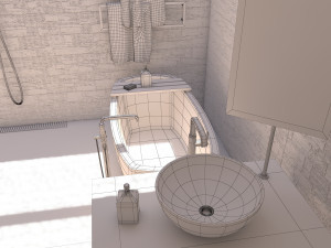Bathroom 44 3D-Modell