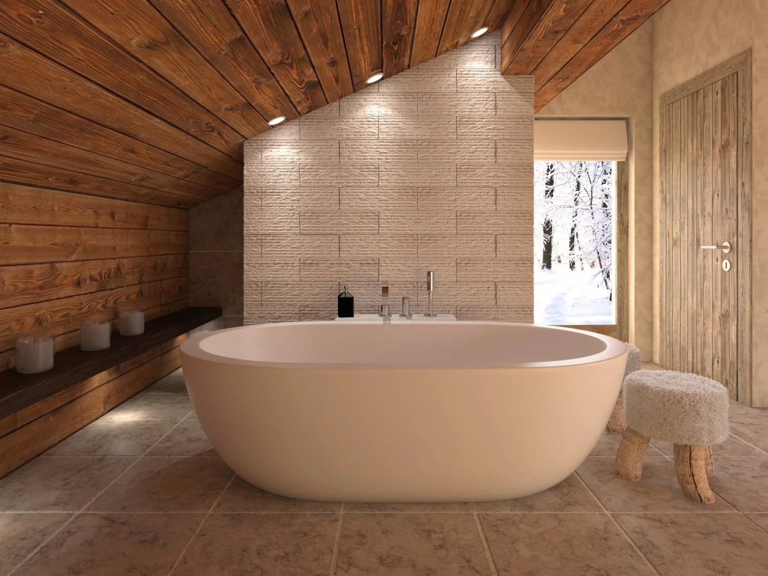 Bathroom 45 3D Model .c4d .max .obj .3ds .fbx .stl .blend