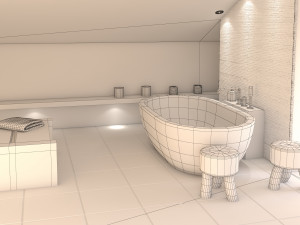 Bathroom 45 Model 3D