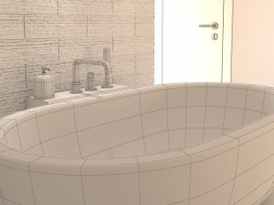 Bathroom 45 Model 3D