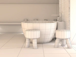 Bathroom 45 3D Model
