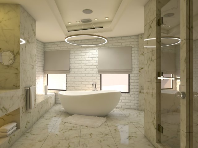 Bathroom 46 3D Model .c4d .max .obj .3ds .fbx .stl .blend