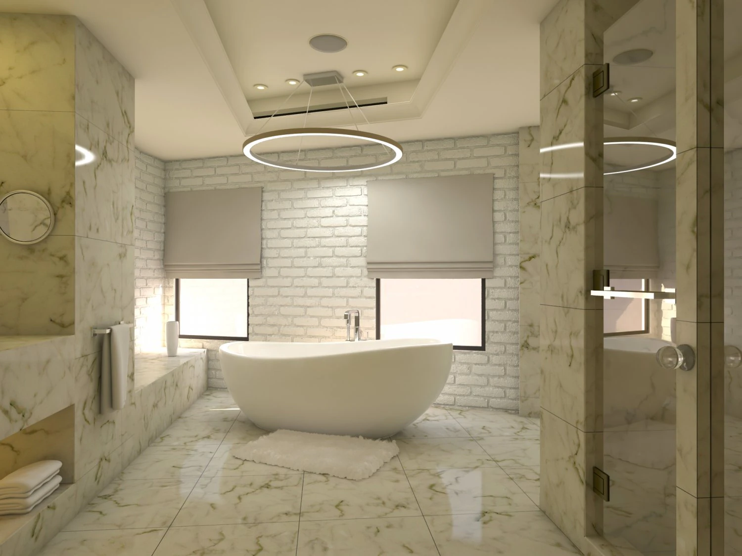 Bathroom 46 3D Model .c4d .max .obj .3ds .fbx .stl .blend