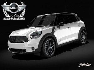 mini countryman schnitzer 3D Model