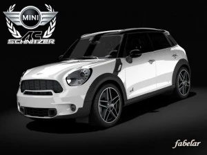 미니 컨트리맨 슈니처 3D 모델