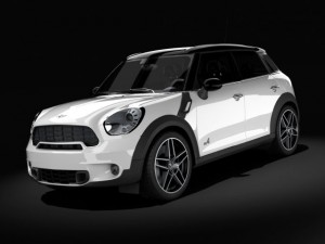 mini countryman schnitzer Modèle 3D