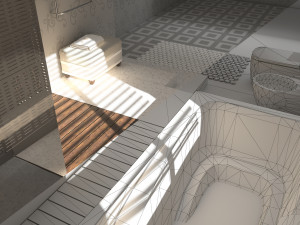 Bathroom 01 VR-ready Modèle 3D
