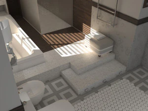 Bathroom 01 VR-ready 3D Model