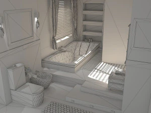 Bathroom 01 VR-ready 3D Model