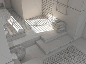Bathroom 01 VR-ready 3D Model