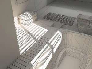 Bathroom 01 VR-ready 3D Model