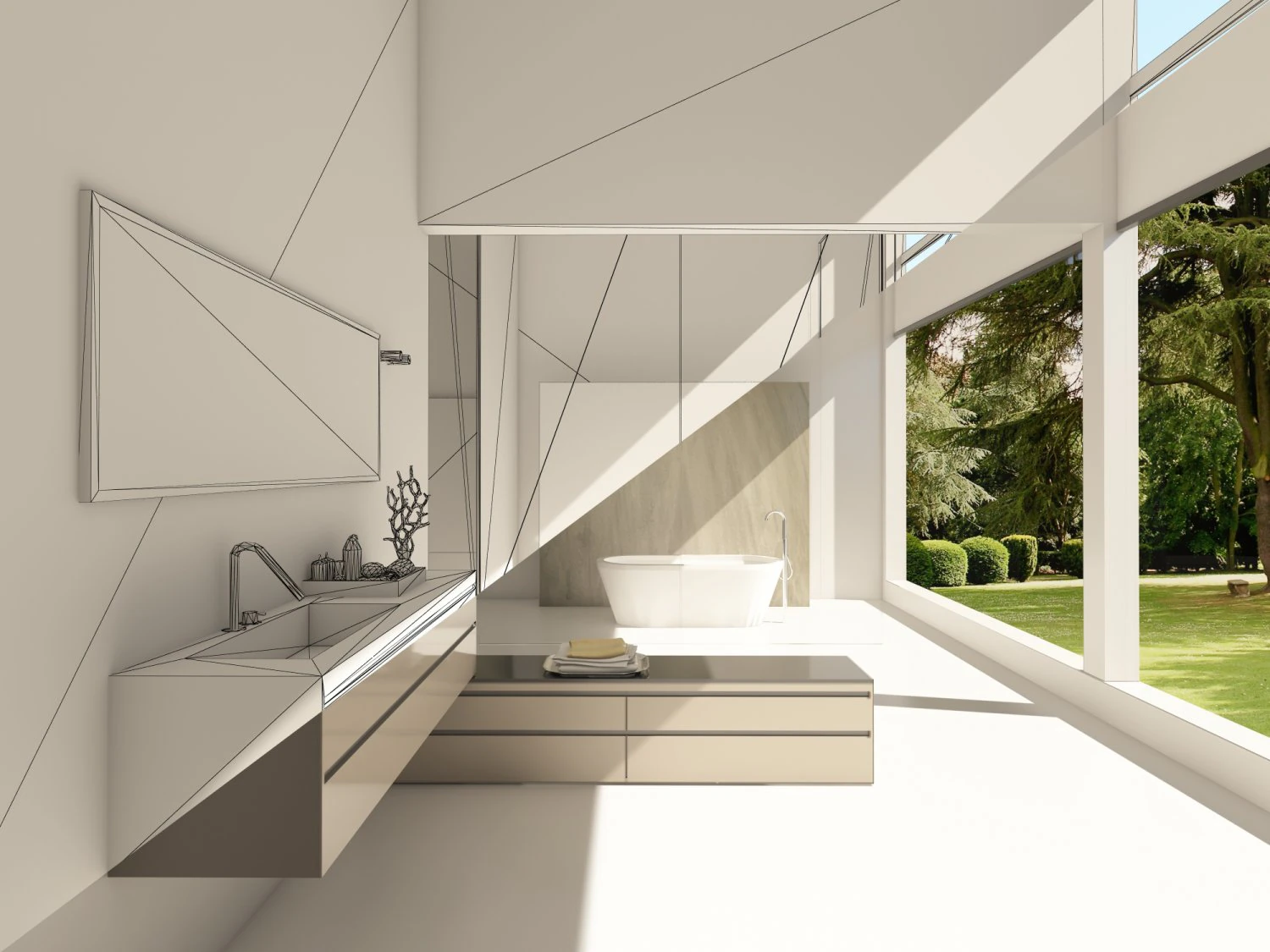 Bathroom 02 VR-ready 3D Model .c4d .max .obj .3ds .fbx .stl .blend 