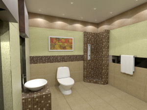 Bathroom 03 VR-ready 3Dモデル