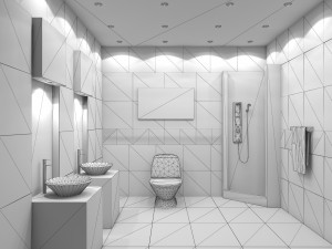 Bathroom 03 VR-ready 3Dモデル