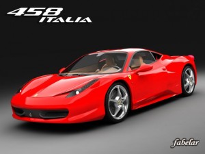 458 italia Modèle 3D