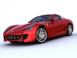 599 fiorano v2 3D Model