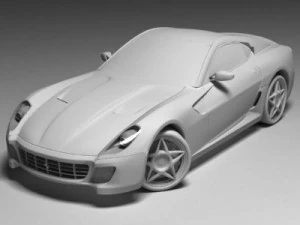 599 fiorano v2 3D Model