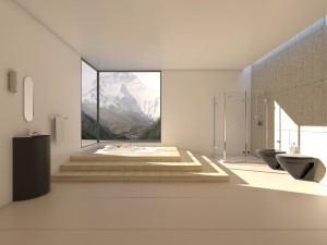 Bathroom 04 VR-ready Modello 3D