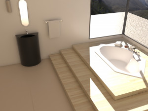 Bathroom 04 VR-ready Modello 3D
