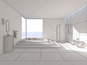 Bathroom 04 VR-ready Modello 3D