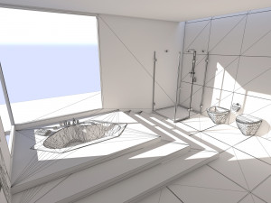 Bathroom 04 VR-ready Modello 3D