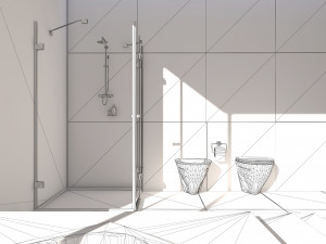 Bathroom 04 VR-ready Modello 3D