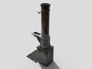 Fountain CM Low-poly Modelo 3D