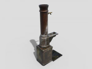 Fountain CM Low-poly 3D Model