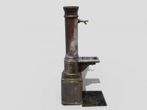Fountain CM Low-poly Modelo 3D