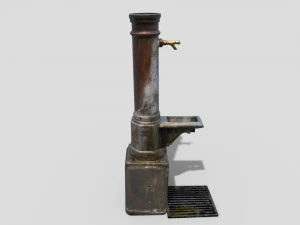 Fountain CM Low-poly 3D Model