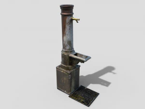 Fountain CM Low-poly 3D Model