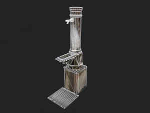 Fountain CM Low-poly Modelo 3D