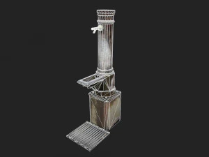 Fountain CM Low-poly 3D Model