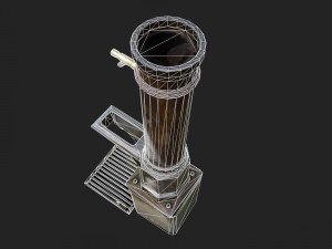 Fountain CM Low-poly Modelo 3D