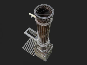 Fountain CM Low-poly 3D Model