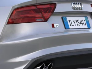 audi a7 s7 sportback 2012 3D Model