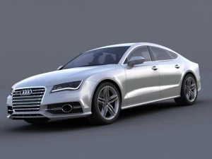 audi a7 s7 sportback 2012 3D Model