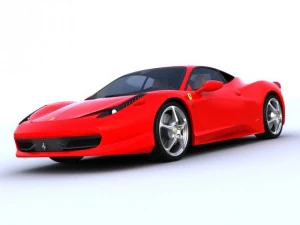 ferrari 458 std mat 3D Model